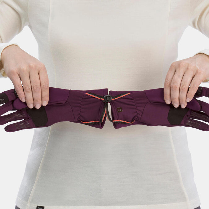 Adult mountain trekking tactile stretch gloves - MT500, photo 13 of 9
