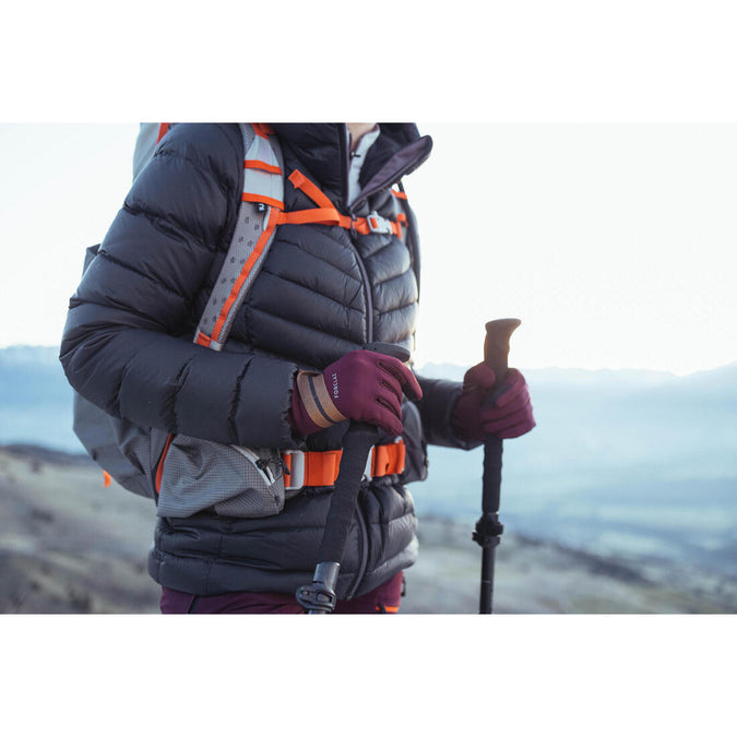 Adult mountain trekking tactile stretch gloves - MT500, photo 11 of 9