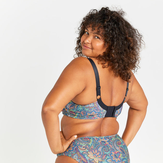 BALCONETTE SWIMSUIT TOP WITH COMFORTABLE FABRIC UNDERWIRE ASTRID - HIBISCO, photo 10 of 6