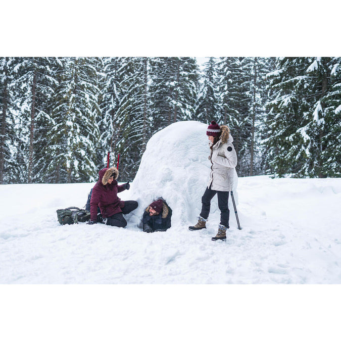 WOMEN'S WARM WATER-REPELLENT SNOW HIKING TROUSERS - SH500 MOUNTAIN, photo 18 of 15