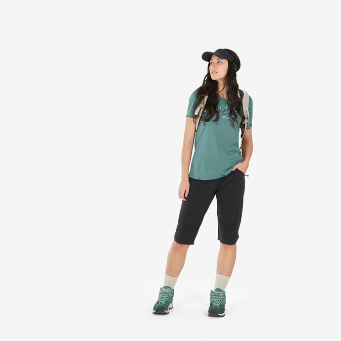 Women's Short-sleeved Hiking T-Shirt MH500, photo 13 of 10