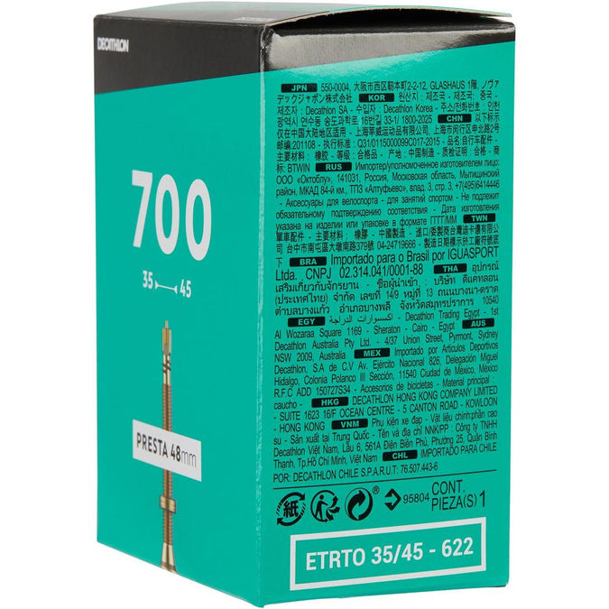 700x35-45 Bike Inner Tube - Presta, photo 12 of 10