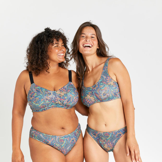 BALCONETTE SWIMSUIT TOP WITH COMFORTABLE FABRIC UNDERWIRE ASTRID - HIBISCO, photo 8 of 6