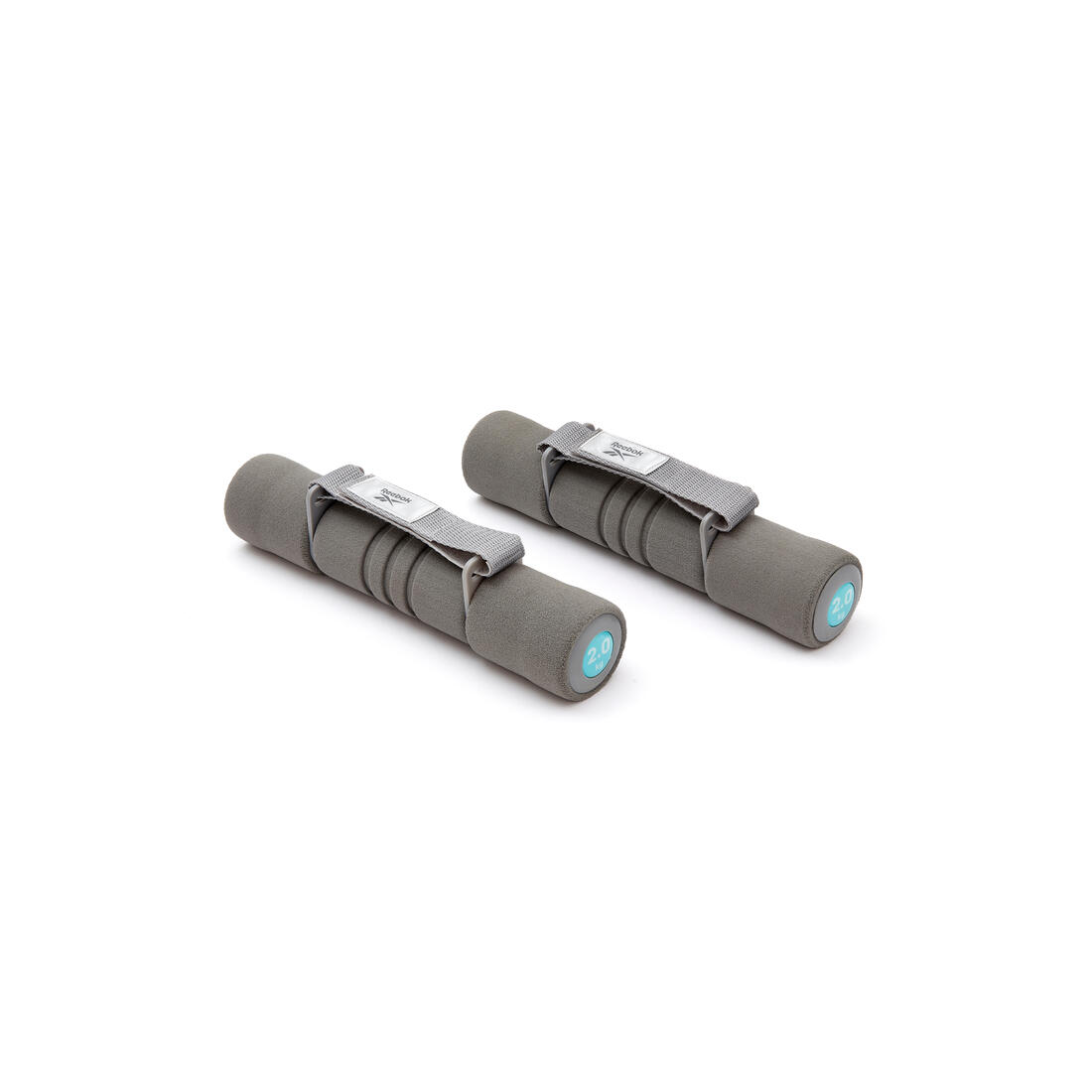 Foam Handweights With Adjustable Rip-Tab Straps Softgrip - 2Kg