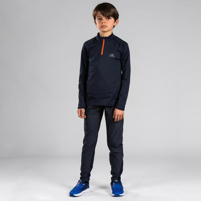 Kids' Athletics Warm Trousers - Grey Neon Orange, photo 6 of 3