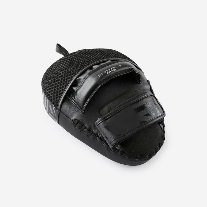 Curved Punch Mitts with Fastener Strap - Black, photo 11 of 7