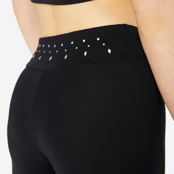 Girls' Sequin Gymnastics Leggings - Black, photo 10 of 6