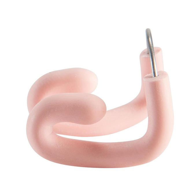 SWIMMING ADJUSTABLE STAINLESS STEEL-LATEX NOSE CLIP - PASTEL PINK - Decathlon Cyprus, photo 8 of 4