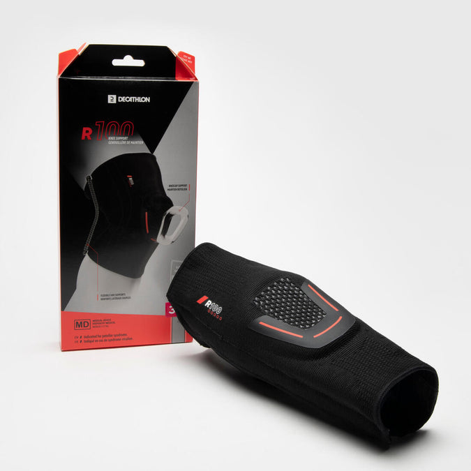 Adult Right/Left Kneecap Brace Strong R100 - Black - Decathlon Cyprus, photo 10 of 6