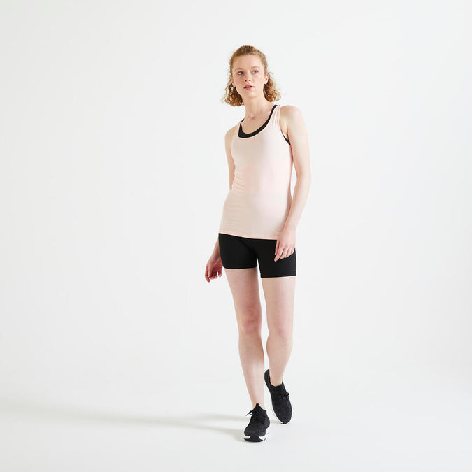 Women's Fitted Fitness Cardio Shorts - Black - Decathlon Cyprus, photo 6 of 4