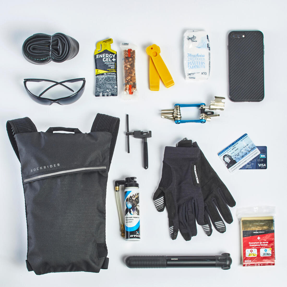 Mountain Bike Hydration Backpack Explore 2L/1L Water - Black - Decathlon Cyprus