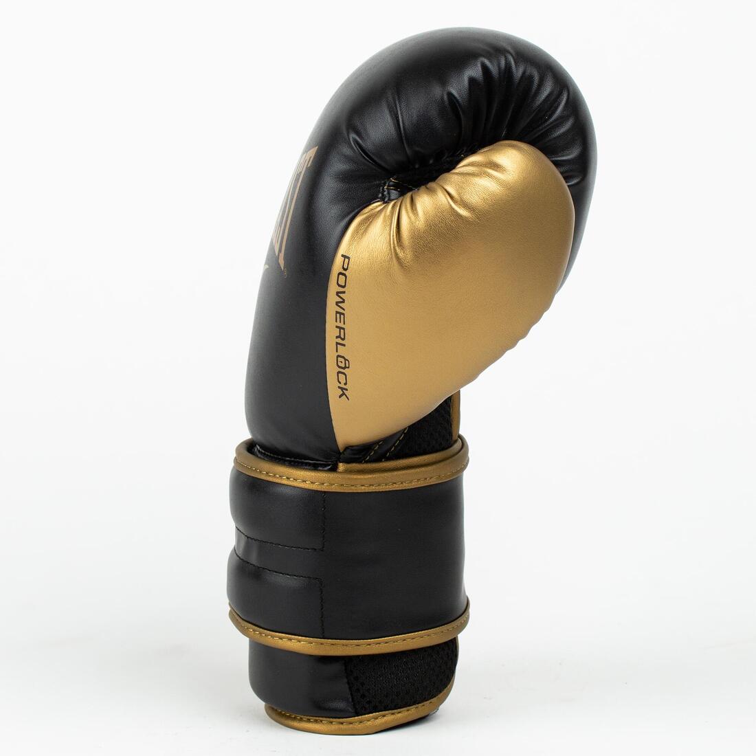 Boxing Gloves Powerlock - Black/Orange - Decathlon Cyprus