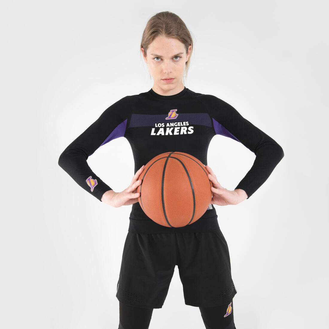 Men's/Women's Basketball Base Layer Jersey UT500 - NBA Los Angeles Lakers - Decathlon Cyprus