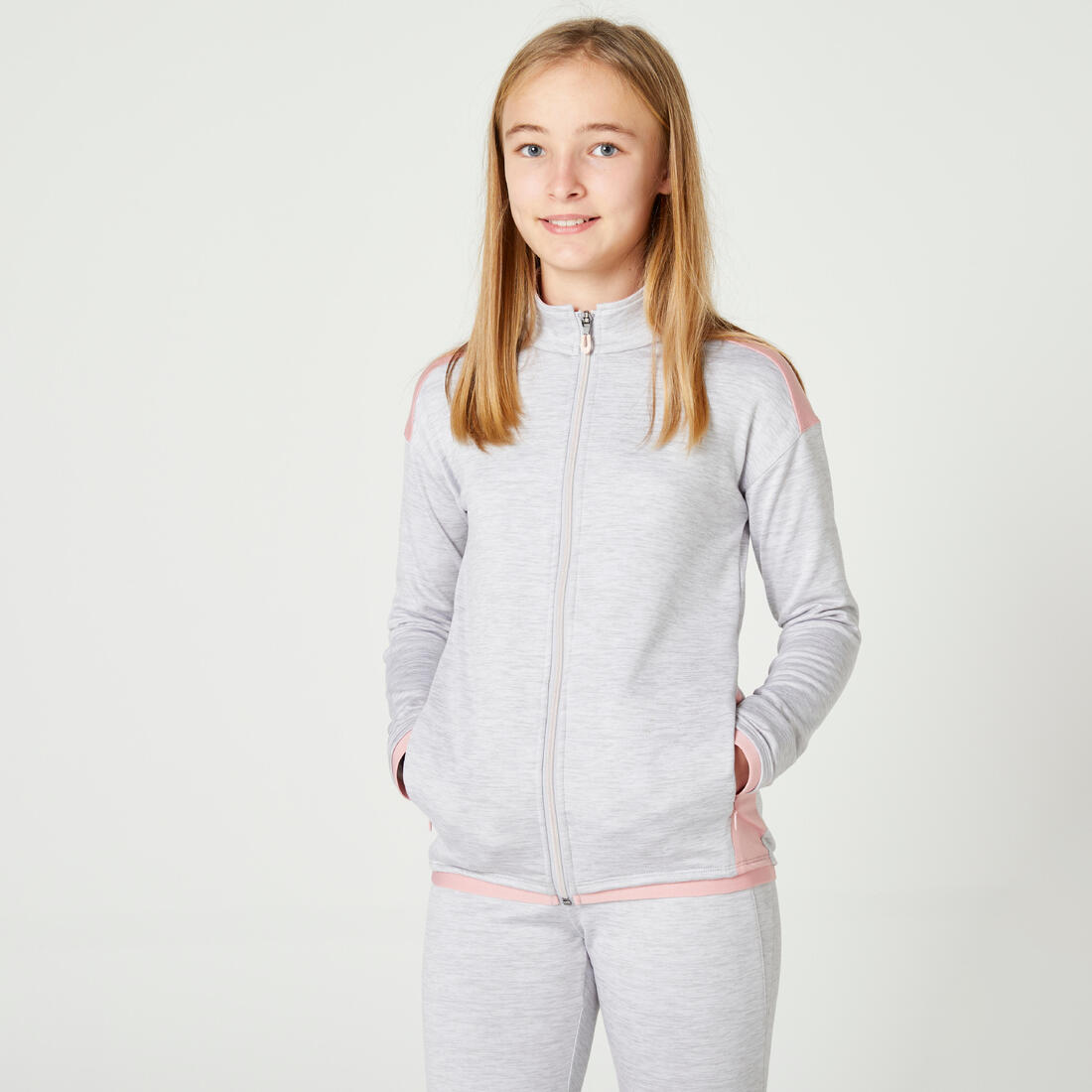 Kids' Breathable Synthetic Tracksuit S500 - Light - Decathlon Cyprus