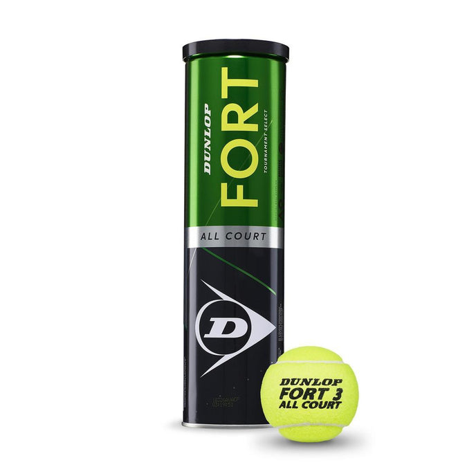 Control Tennis Balls Fort All Court 4-Pack - Yellow - Decathlon Cyprus, photo 6 of 3