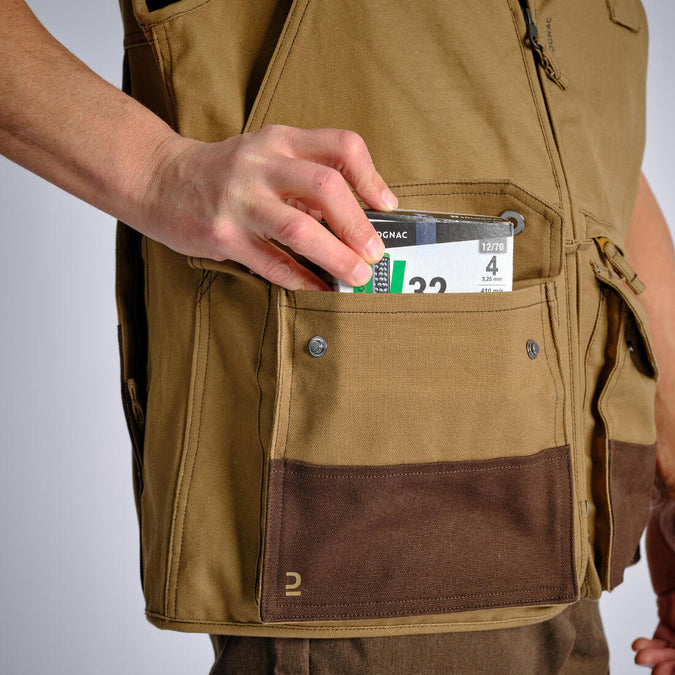 





HUNTING MULTIPOCKET GILET 500 REINFORCED BROWN, photo 4 of 11
