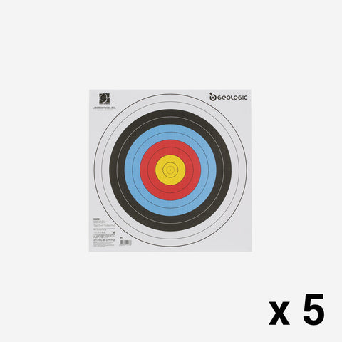 





5 Archery Target Faces 40X40 cm