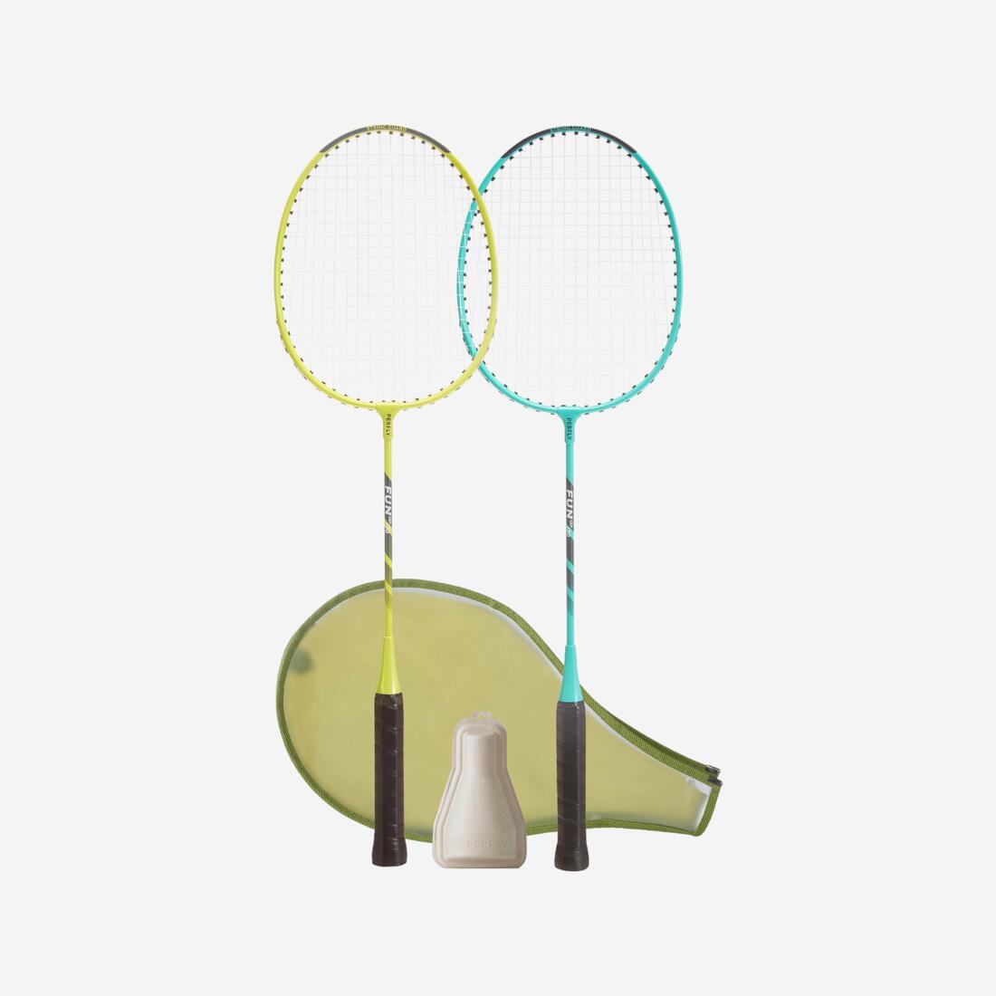Fun Set BR130 AD Σετ ρακέτας μπάντμιντον ενηλίκων Lime