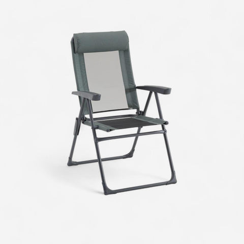 





Camping Comfortable Reclining Folding Armchair - steel