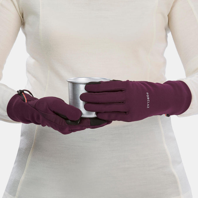 





Adult mountain trekking tactile stretch gloves - MT500, photo 8 of 9