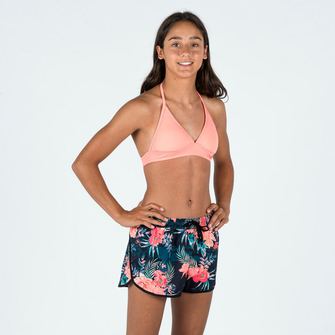 





Girl's scarf swimsuit top 100 coral, photo 1 of 4