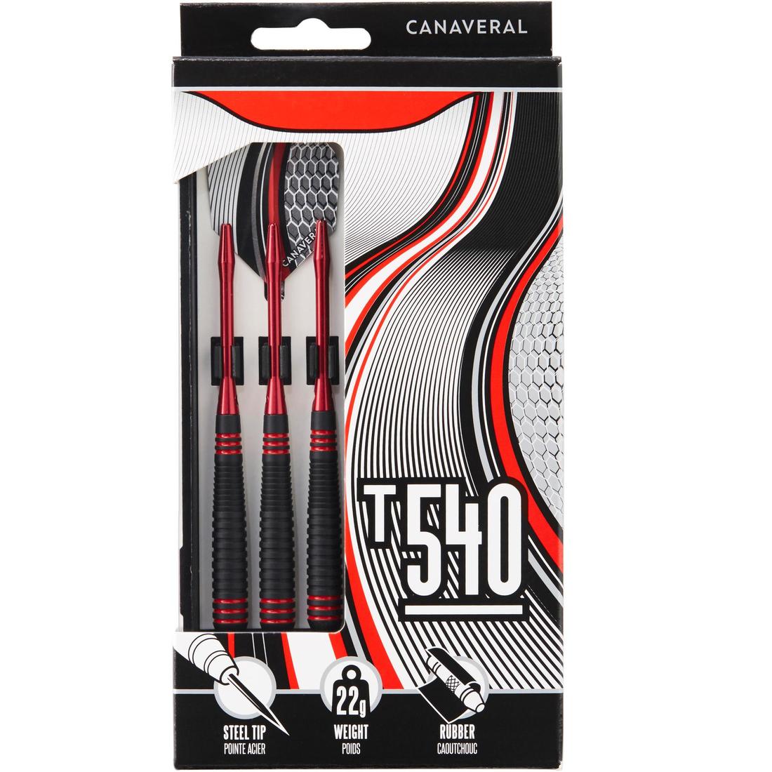 T540 Steel-Tipped Darts Tri-Pack