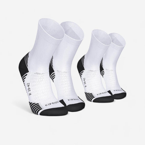 





PACK OF 2 PAIRS OF RUN500 THICK MID-CALF RUNNING SOCKS