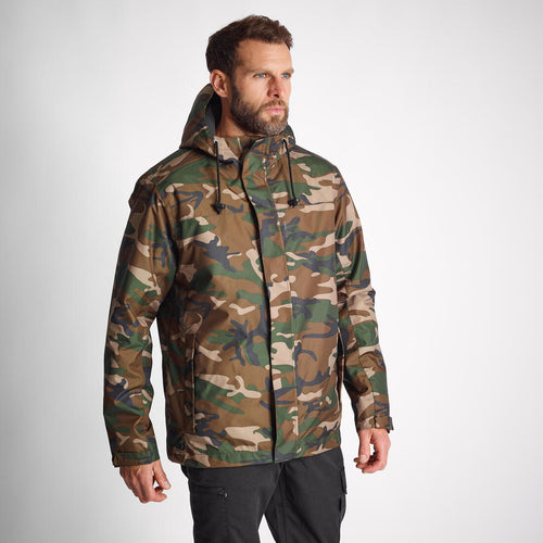 





WARM WATERPROOF JACKET 100 CAMO HALFTONE