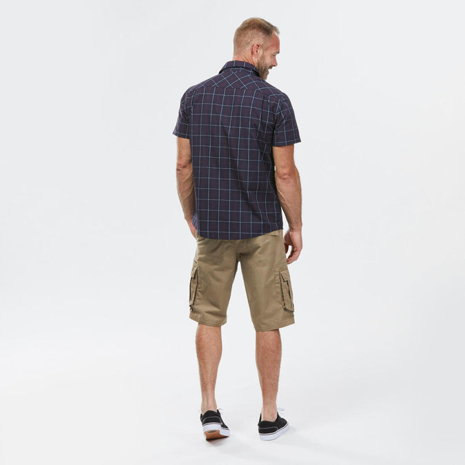 





Men’s short-sleeved plan travel trekking shirt TRAVEL 100, photo 7 of 7