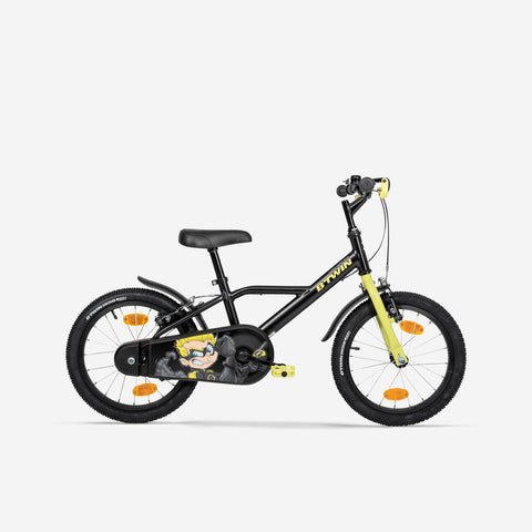 





16 Inch KIDS BIKE DARK HERO 500 4-6 YEARS OLD - Black