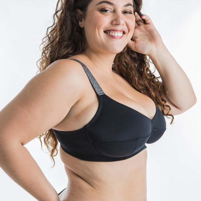 





BALCONETTE SWIMSUIT TOP WITH COMFORTABLE FABRIC UNDERWIRE ASTRID - BLACK, photo 5 of 9