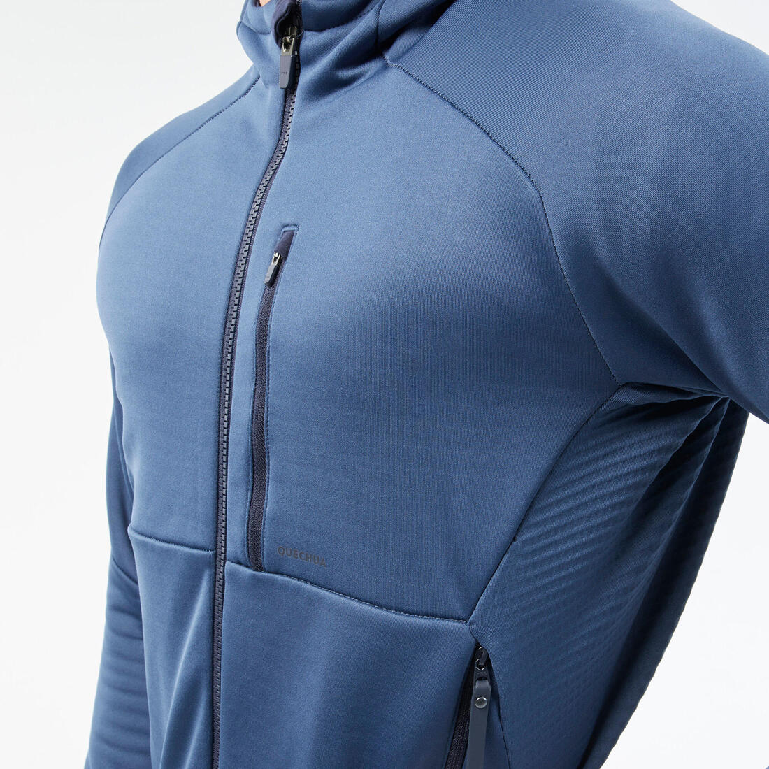 Men's Hiking Fleece Jacket - mh500 Hood