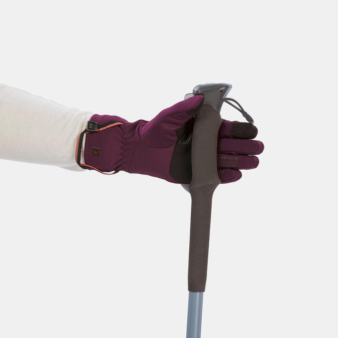 





Adult mountain trekking tactile stretch gloves - MT500, photo 7 of 9
