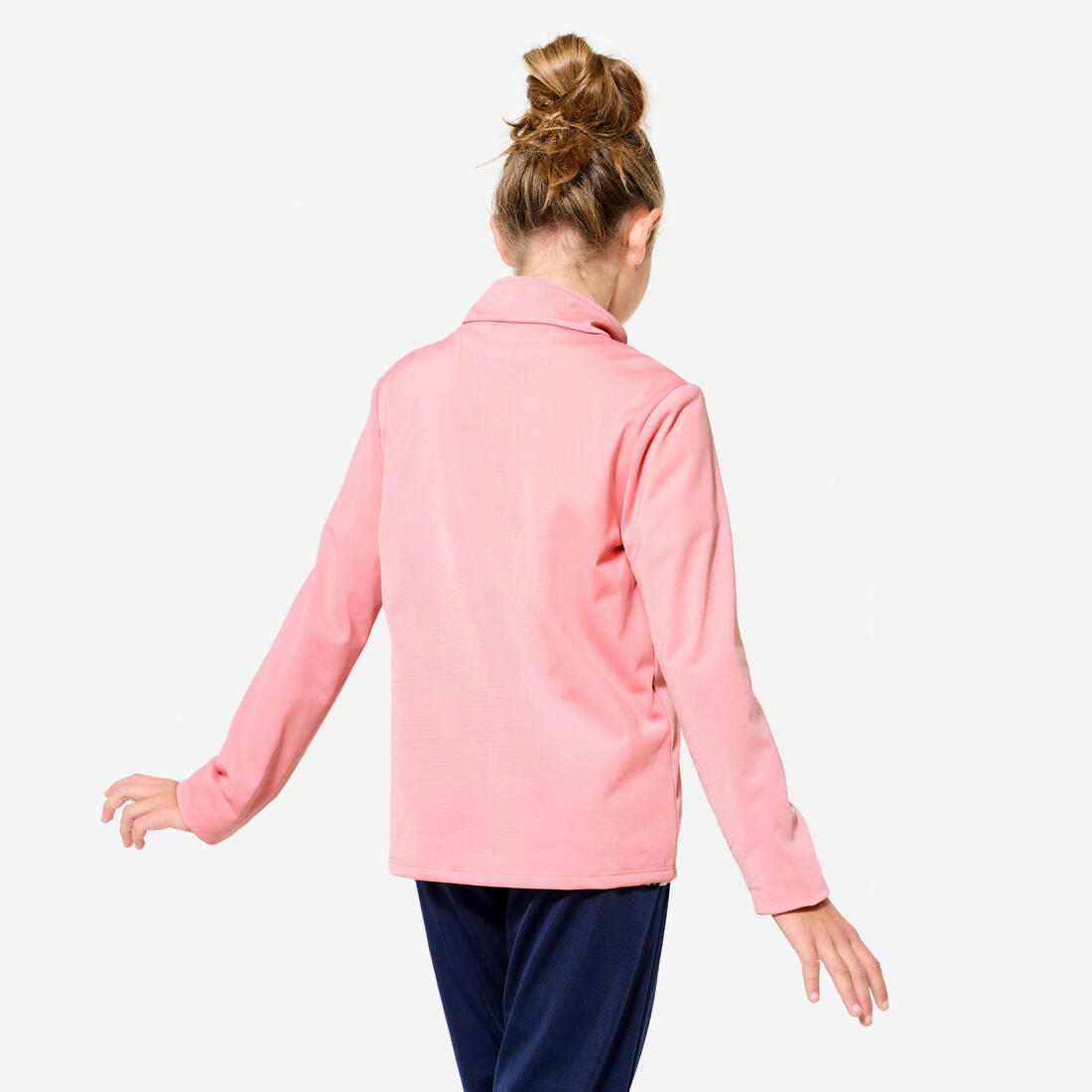 Kids' Breathable Synthetic Tracksuit Gym'y - Blue Top Bottoms