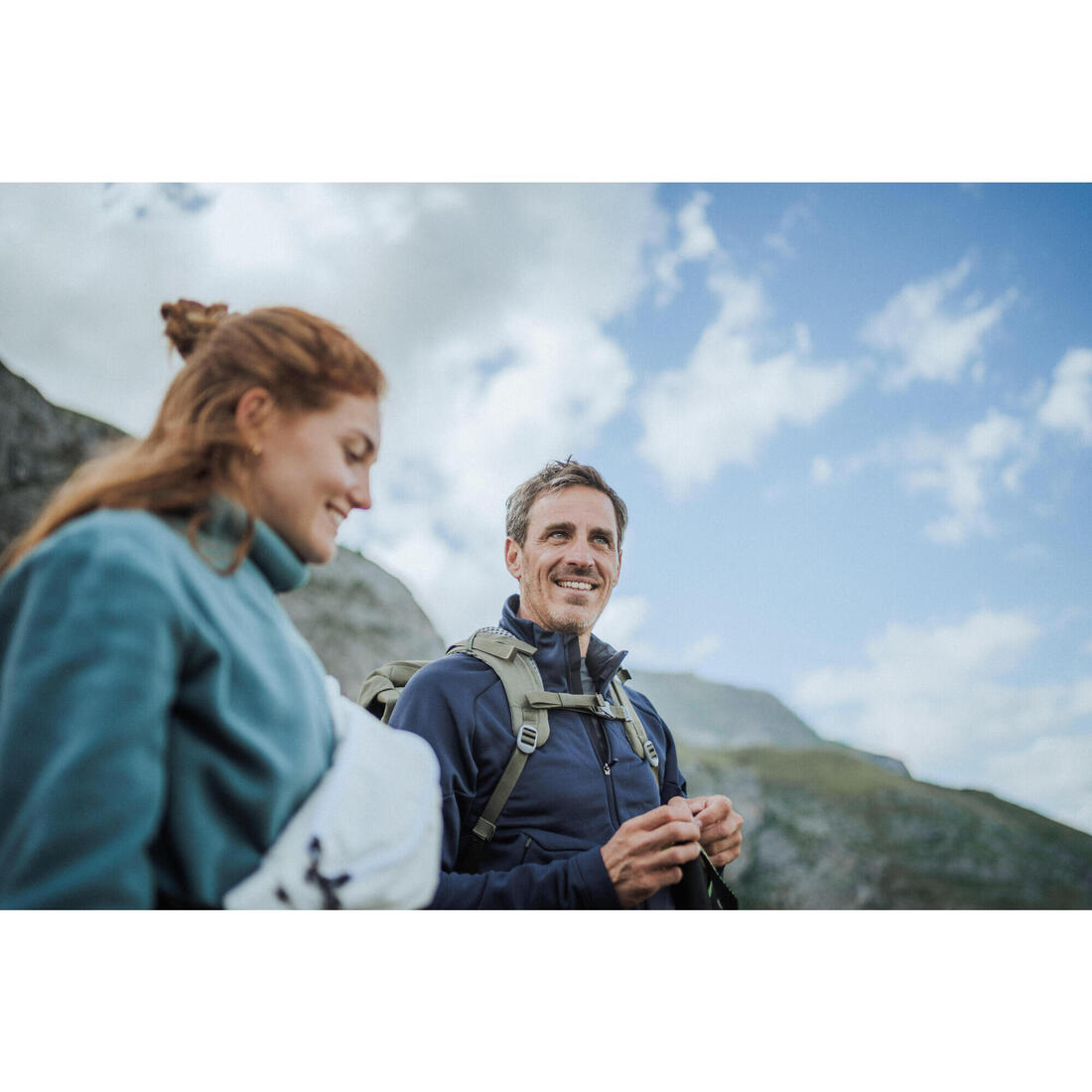 Men's Hiking Fleece Jacket - mh500 Hood
