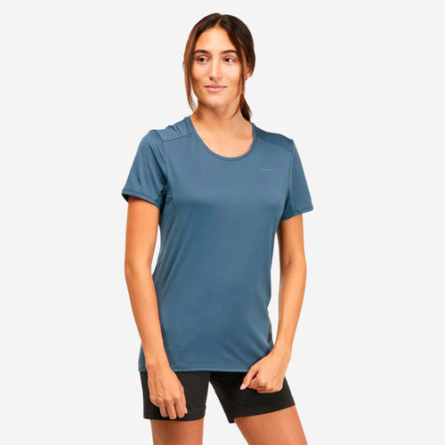 





Women's Mountain Walking Short-Sleeved T-Shirt MH100