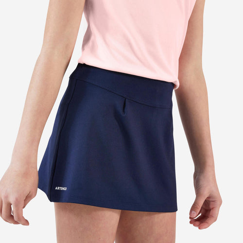 





Girls' Tennis Skirt TSK100 - Navy Blue