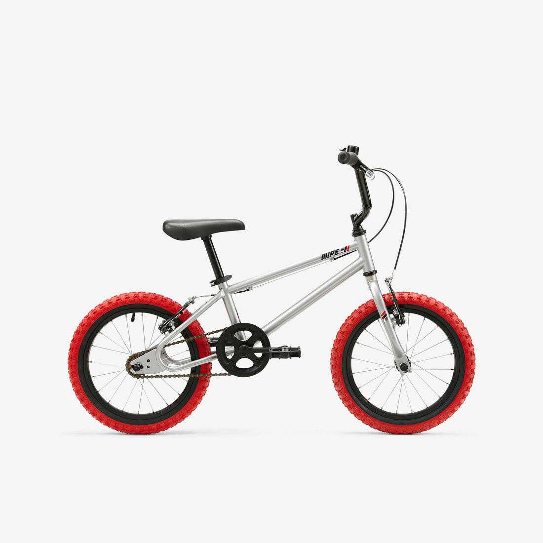 Kids' 16" 5-7 Years BMX Wipe 500 - Grey