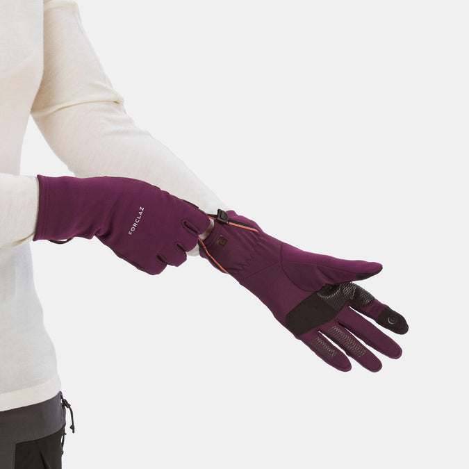 





Adult mountain trekking tactile stretch gloves - MT500, photo 5 of 9