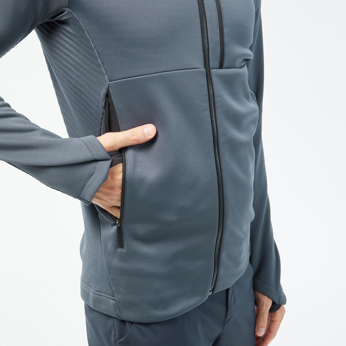 Men's Hiking Fleece Jacket - mh500 Hood