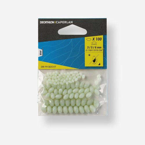 





Fishing Surfcasting Hard Bead Set 100 - Phosphorescent