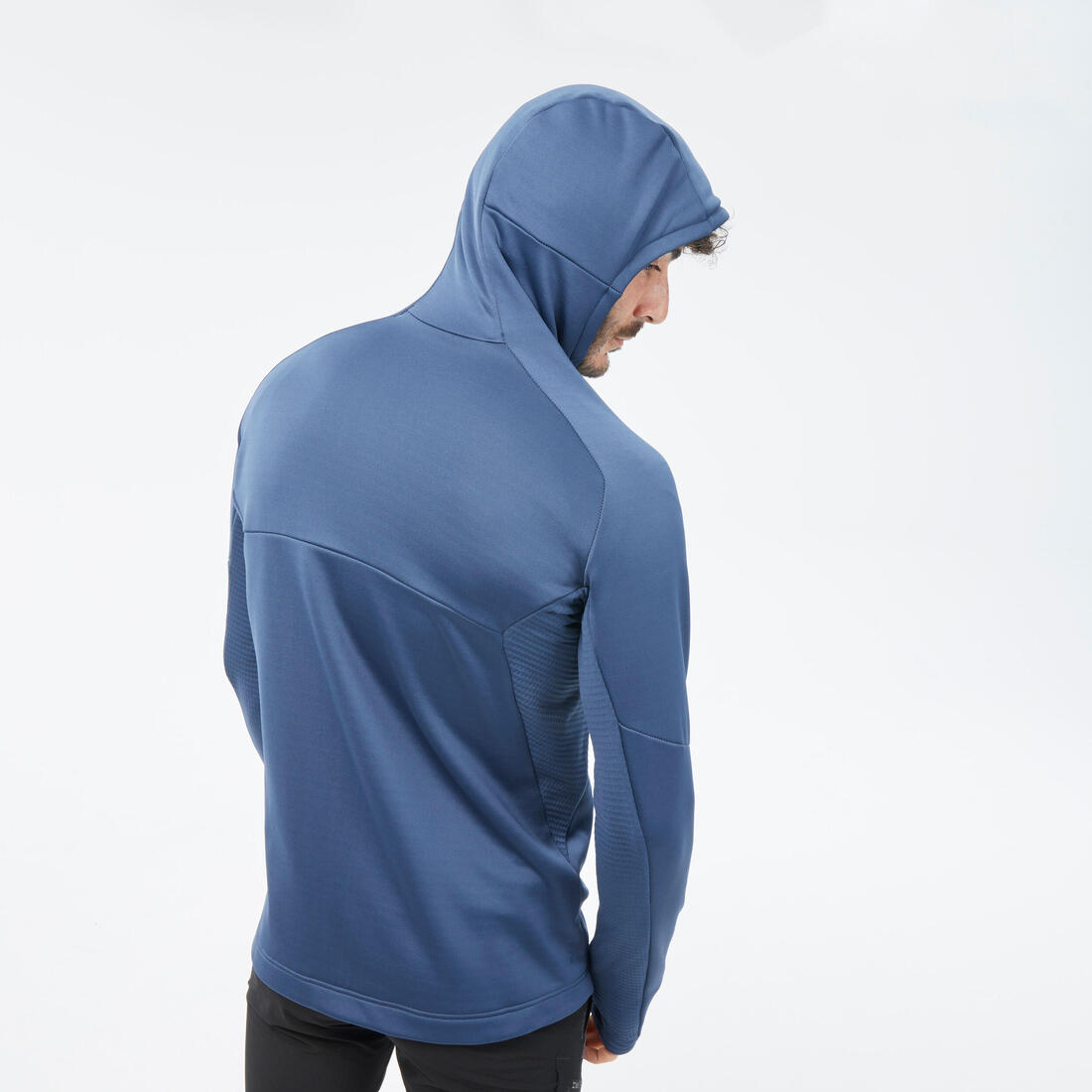 Men's Hiking Fleece Jacket - mh500 Hood