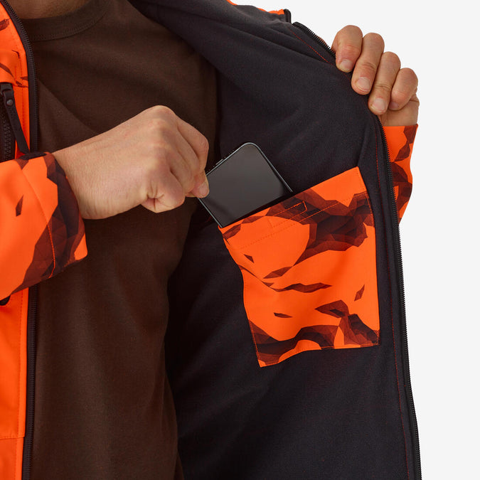 





Hunting softshell jacket neon orange 500, photo 5 of 10