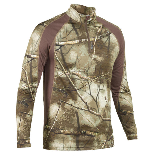 





Country Sport Silent Breathable Long Sleeve T-Shirt 500 - Woodland