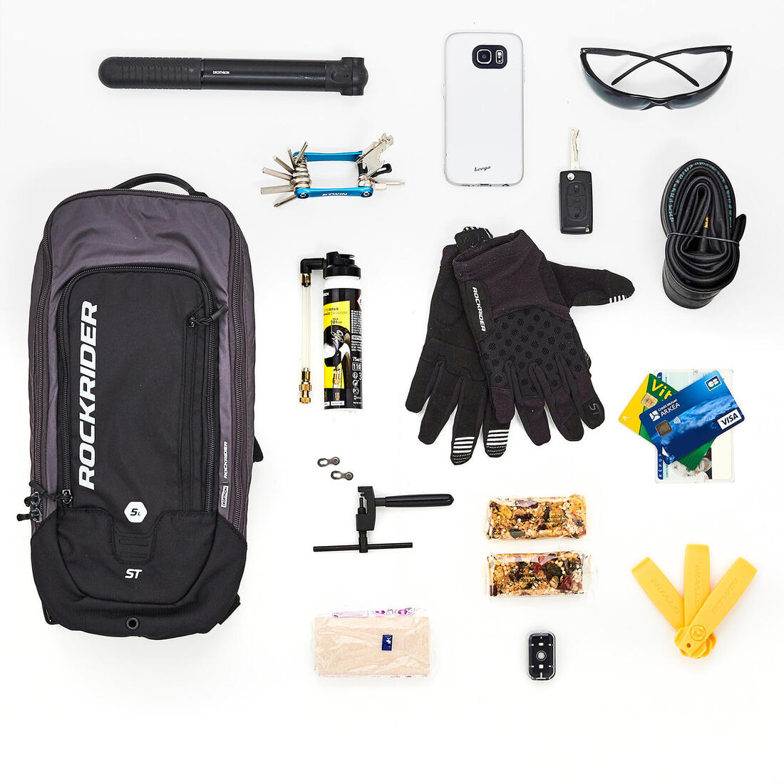 Mountain Bike Hydration Backpack ST 500 4L/1L Water
