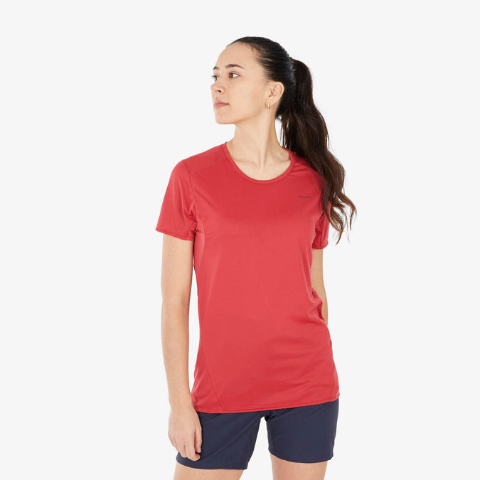 





Women's Mountain Walking Short-Sleeved T-Shirt MH100, photo 1 of 4