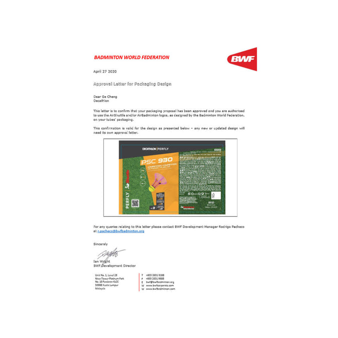 





Air Badminton Outdoor Shuttlecock PSC 930 AirShuttle V2 Tri-Pack, photo 1 of 17