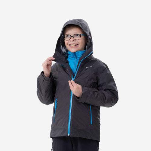 





KIDS’ 3-in-1 WATERPROOF HIKING JACKET - SH500 X-WARM -8°C - AGES 7-15