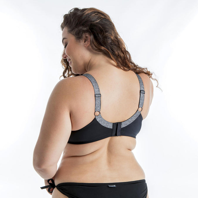 





BALCONETTE SWIMSUIT TOP WITH COMFORTABLE FABRIC UNDERWIRE ASTRID - BLACK, photo 6 of 9