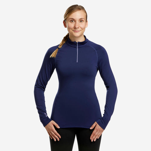 





Women's thermal ski base layer top - BL 500 1/2 zip